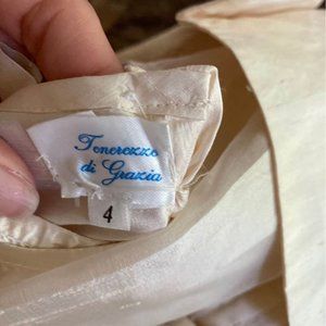 cream color dress